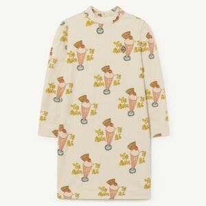 The Animals Observatory Bug Dress New Tags Size 10 Kids Button Up Play Ice Cream